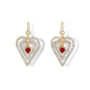 Vanessa Mooney Core Heart Earrings